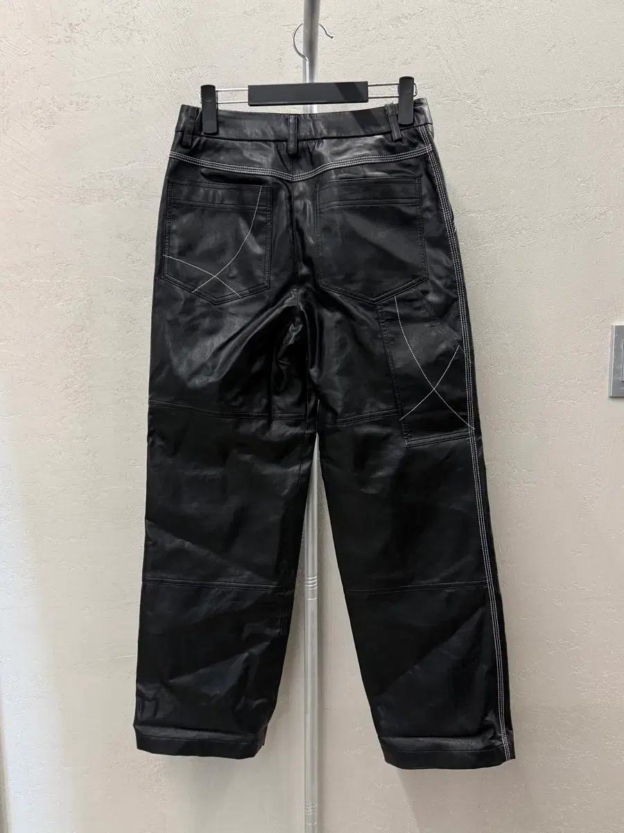 MATIN KIM 마뗑킴 stitch eco leather pants M 5