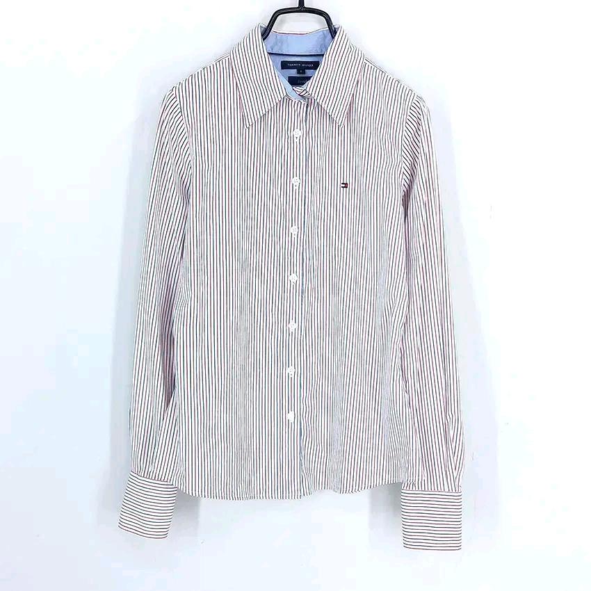 타미힐피거 여성 춘하 슬림핏 긴팔셔츠 화이트 (HU44527) 2