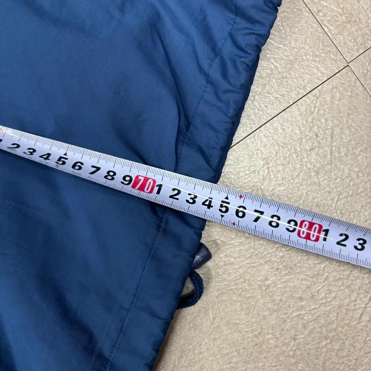 아디다스 올드스쿨 스몰로고 블루 바람막이 6