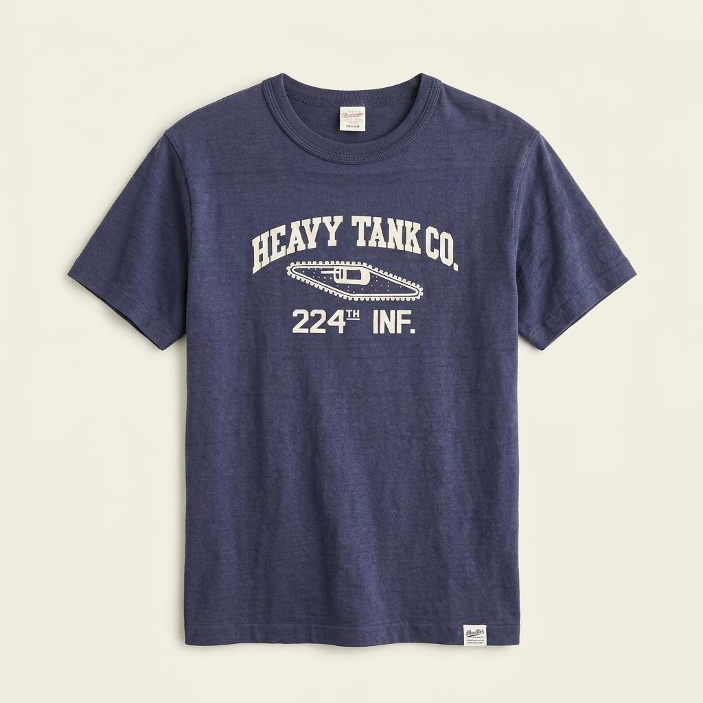 웨어하우스 HEAVY TANK 밀리터리 반팔 티셔츠 1