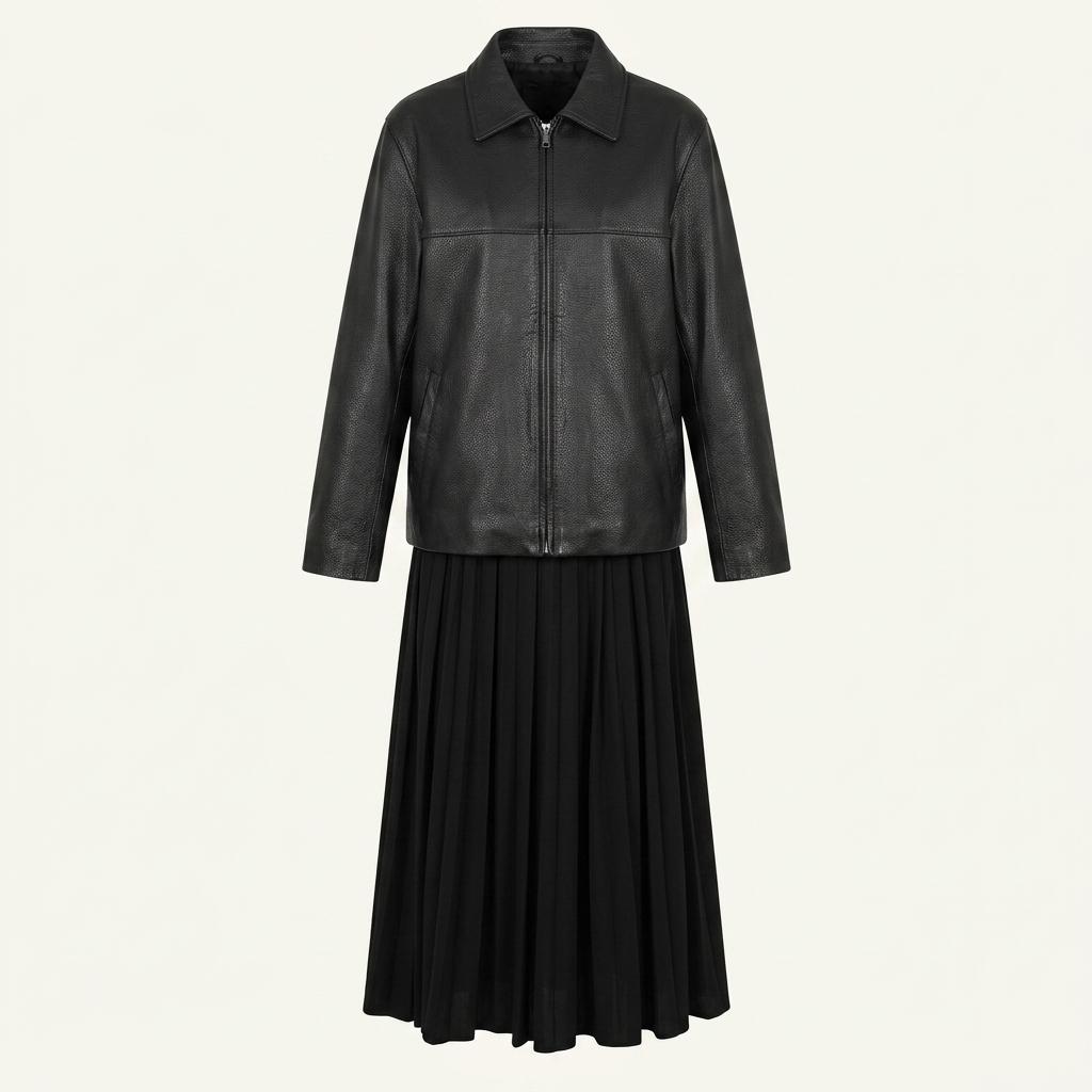 폴로랄프로렌 포니로고 천연가죽 블랙 싱글자켓 A3778 1