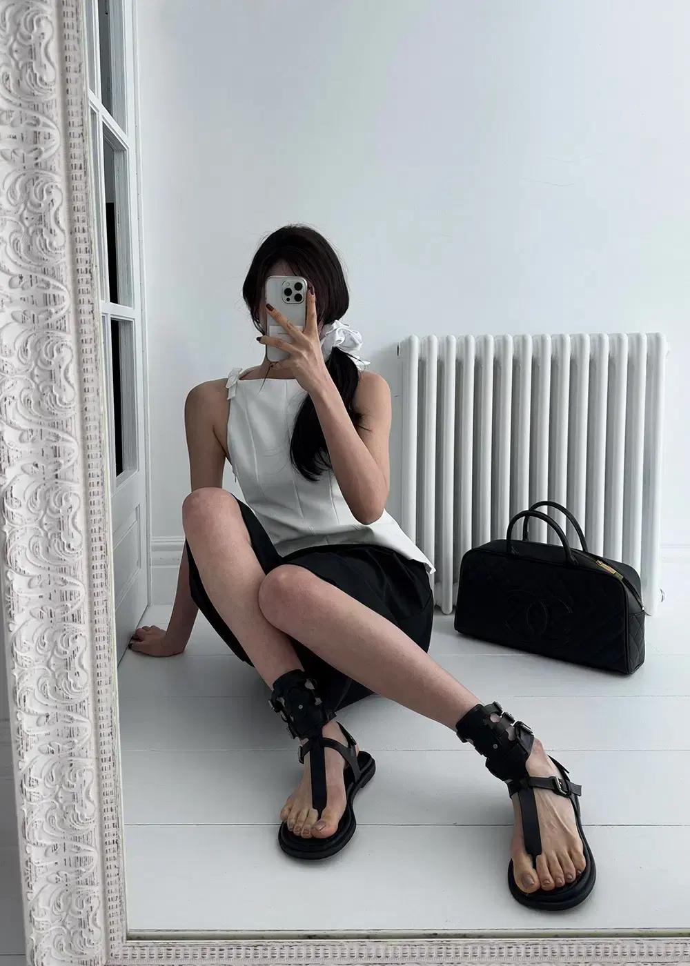 @세일 9538 유니크 글래디 쪼리샌들 230 블랙-새상품 6