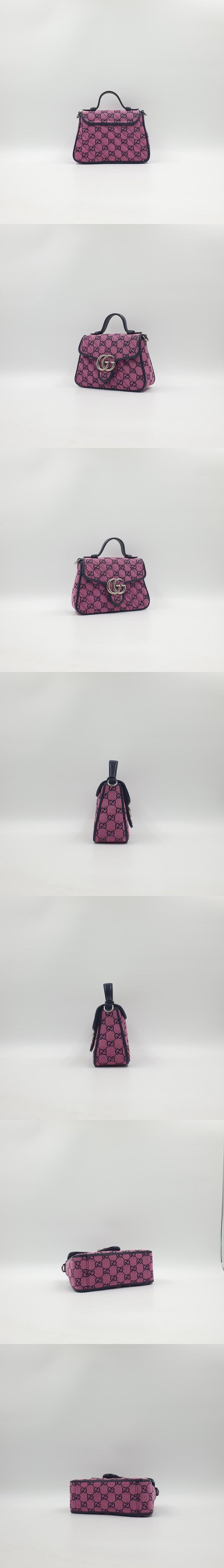 구찌 GG 마몽 탑 핸들백 미니 4260 SALE 6