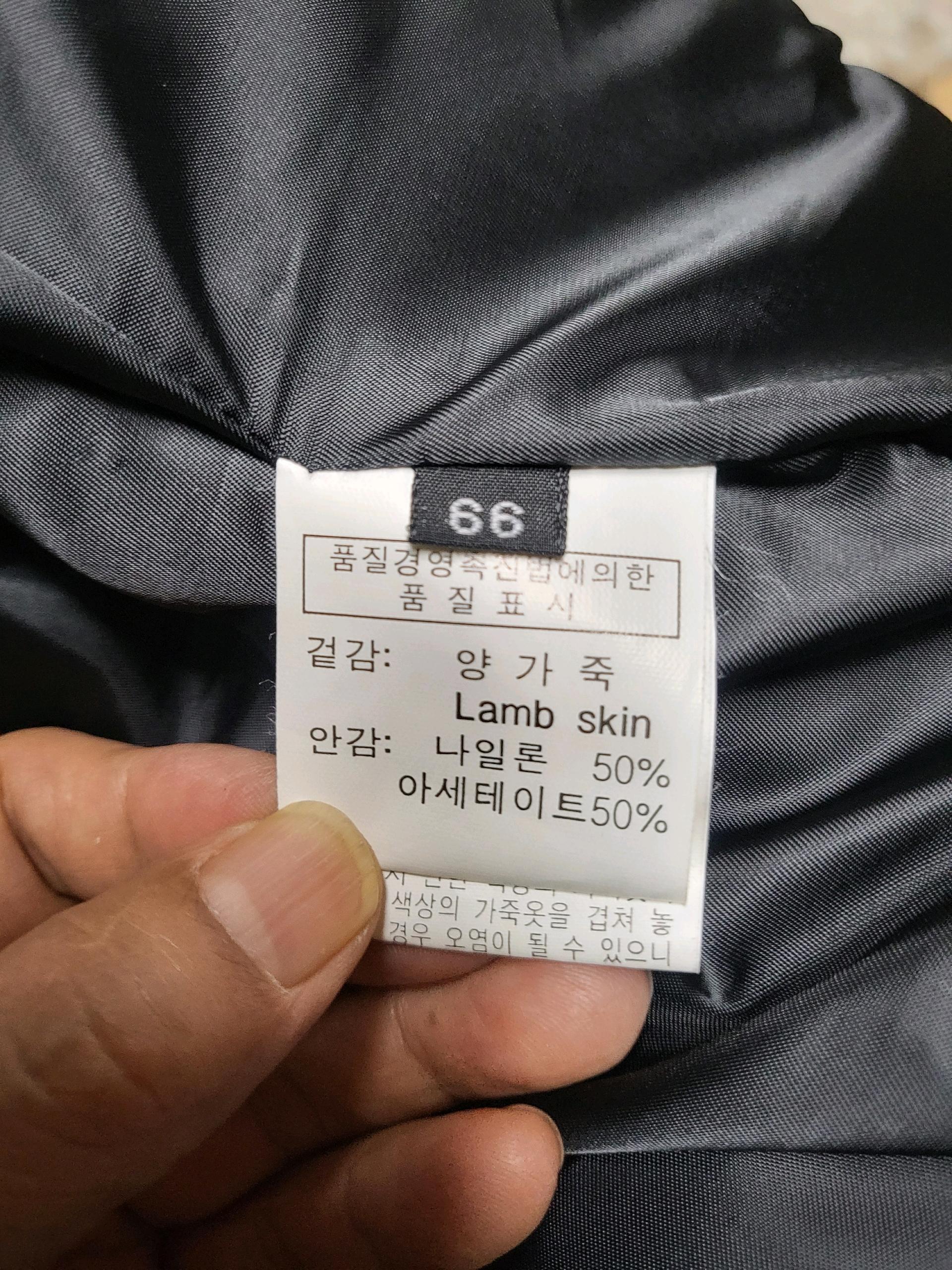 양가죽 슬림 라운드 카라 라이더 재킷 블랙 7