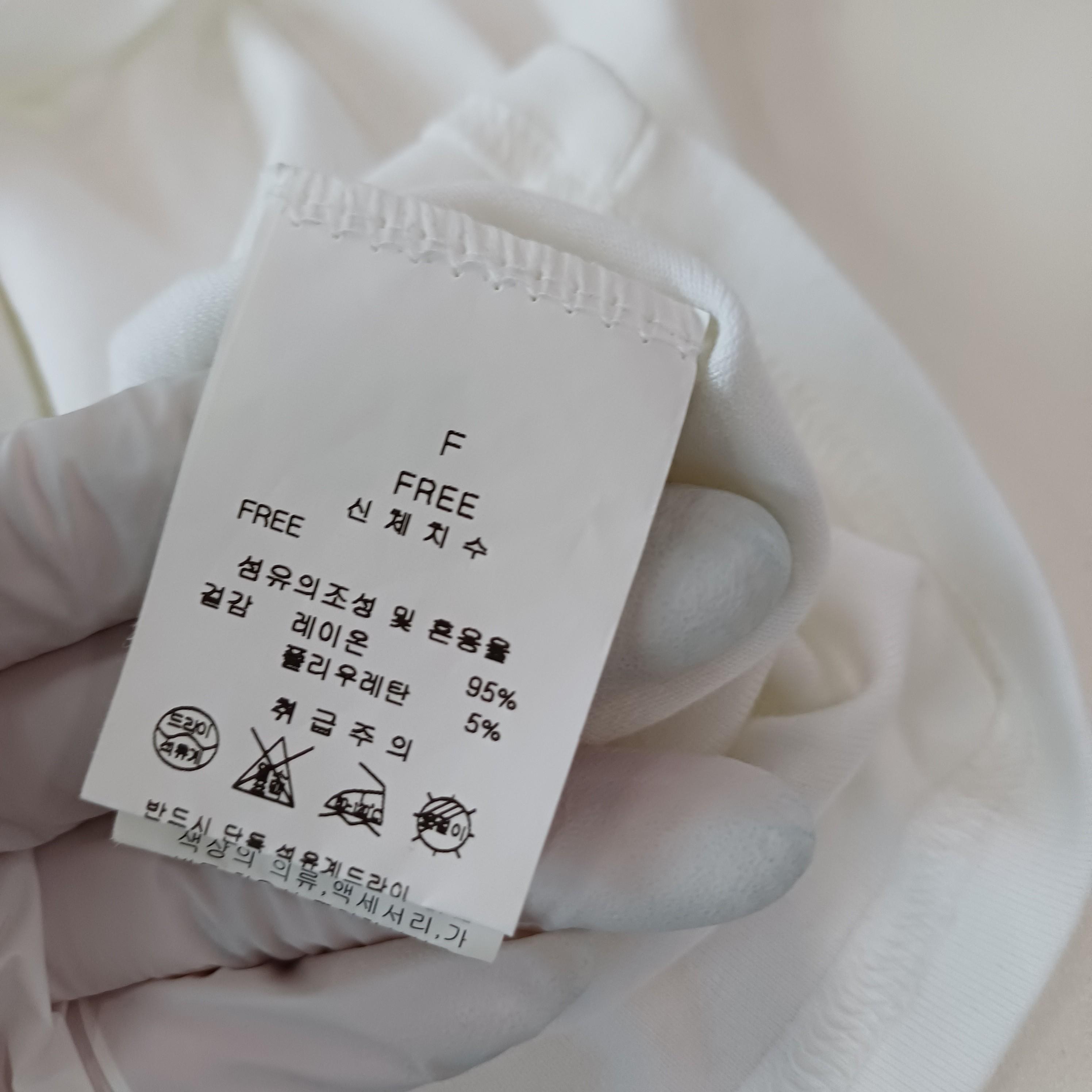 케네스레이디 스퀘어 하트넥 반팔 티셔츠 화이트 5