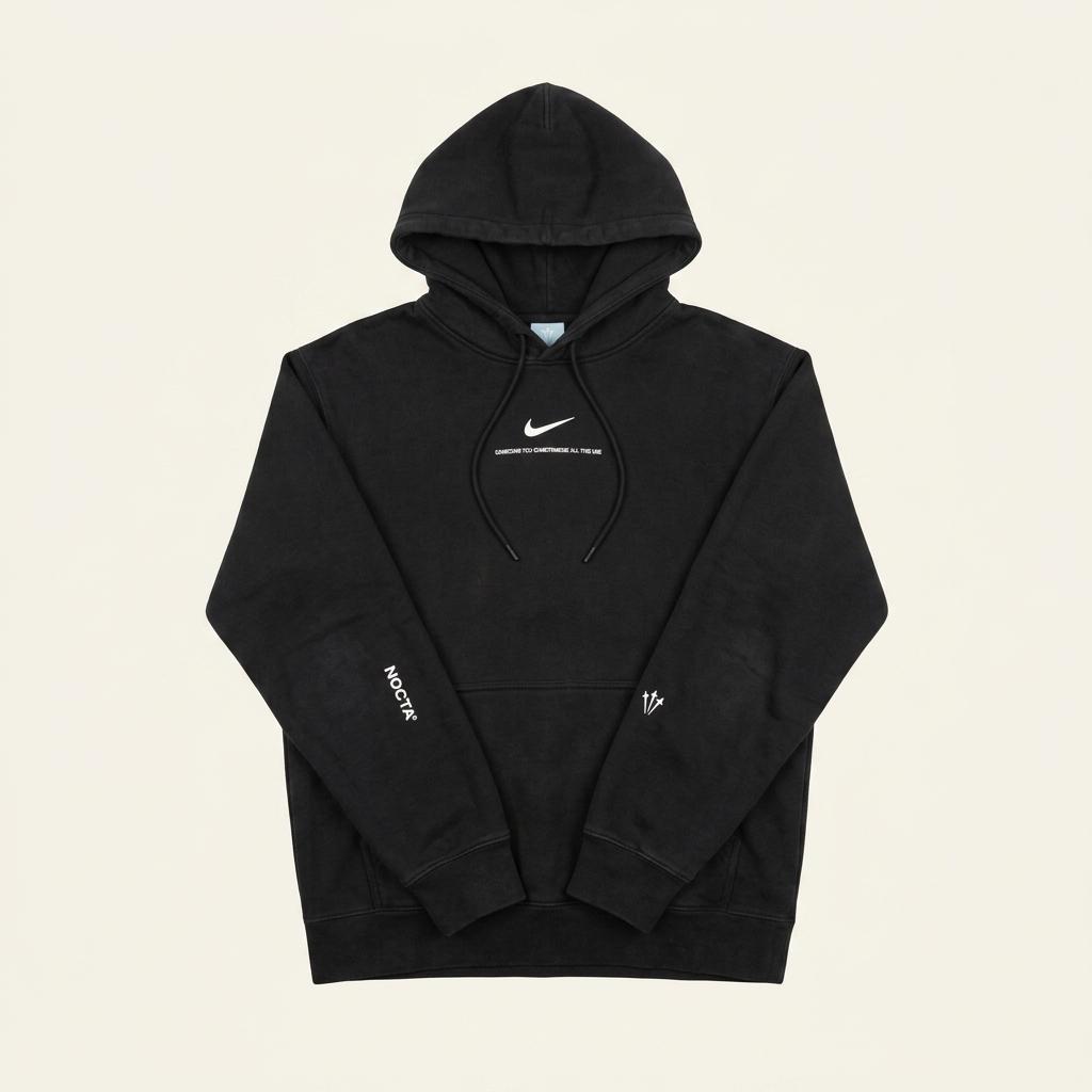 나이키 x 녹타 트랙 후드 티셔츠 팬츠 셋업 블랙 1
