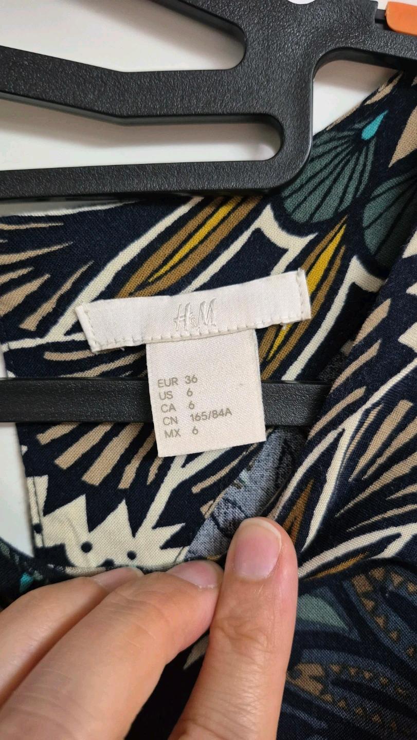 H&M 패턴 원피스 EUR 36 5