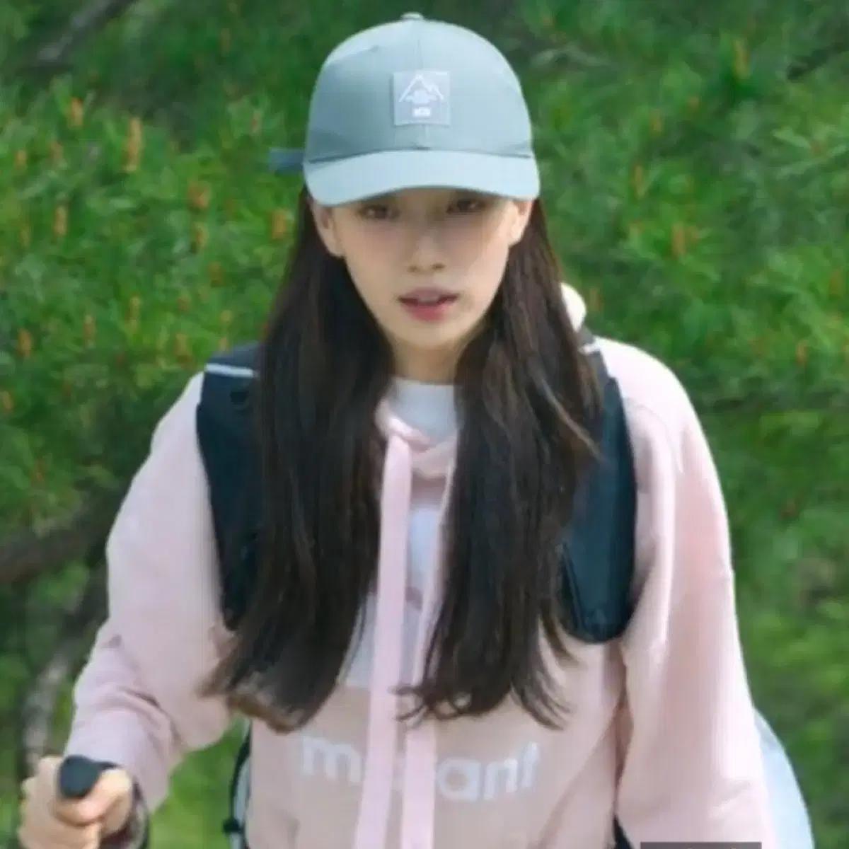 이자벨마랑 만셀 로고 핑크 수지 후드티 34 4