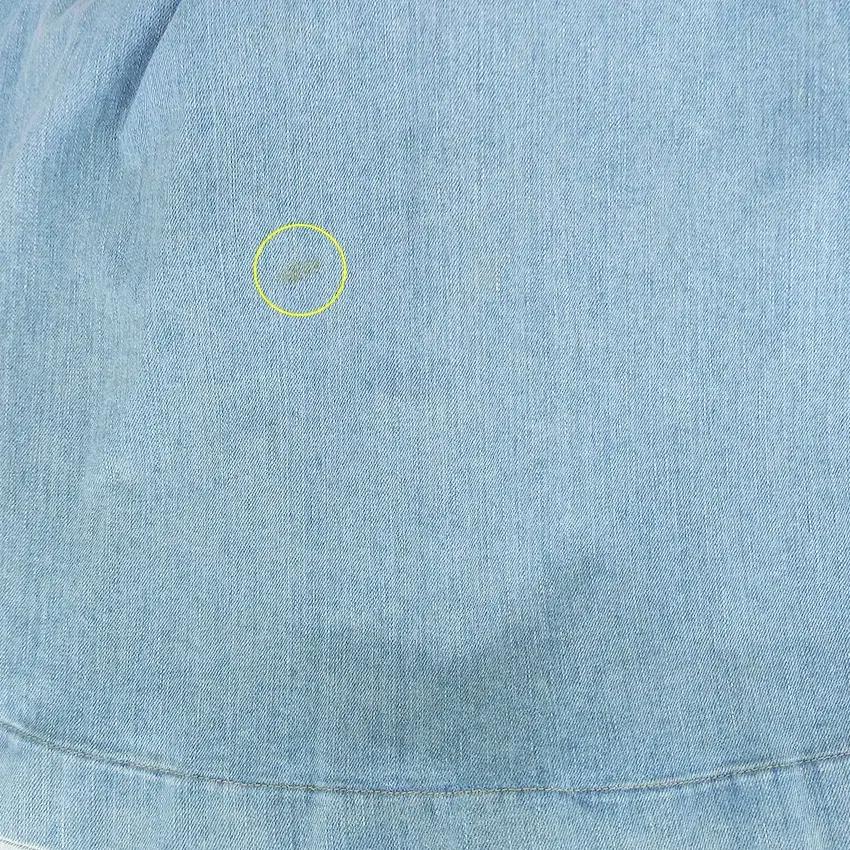레니본 여성 춘하 스판끼 반팔 데님원피스 중청82 (HU44535) 8