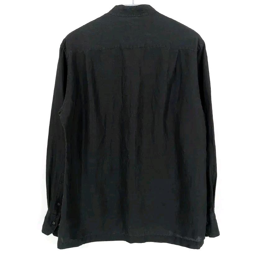 랑방 남성 춘하 차이나카라 린넨셔츠 블랙L (HU44548) 3