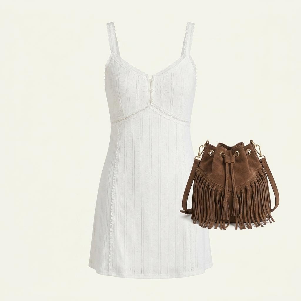 루루서울 White Dream Mini Dress 새상품 1