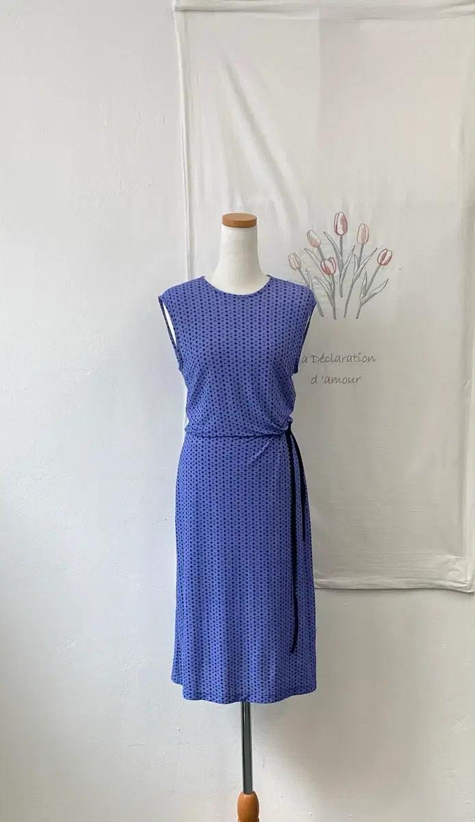BCBG 가죽끈 포인트 민소매 원피스 2
