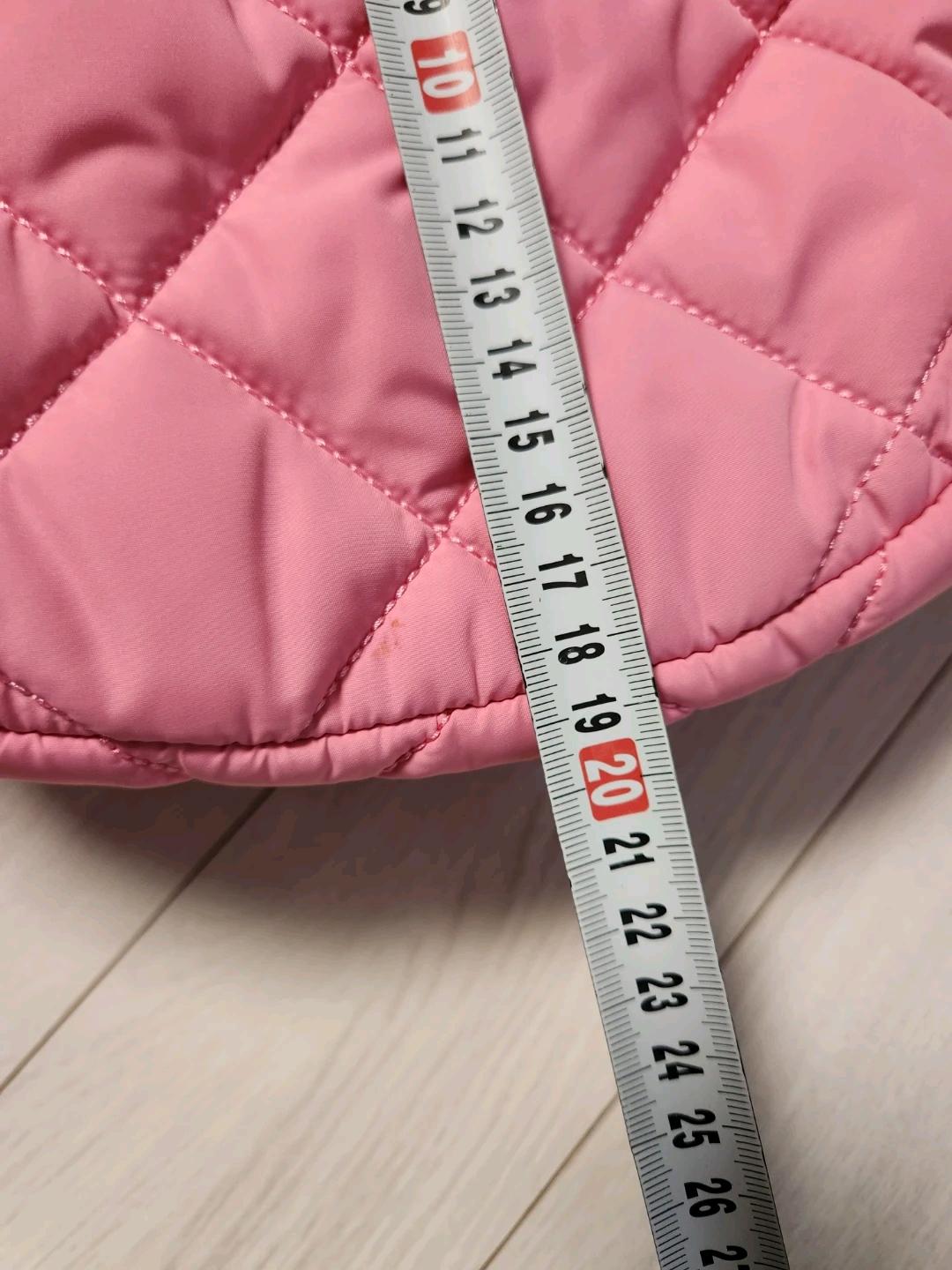 새상품급)MLB퀼팅 호보백 미디움 CLE (Pink) 7