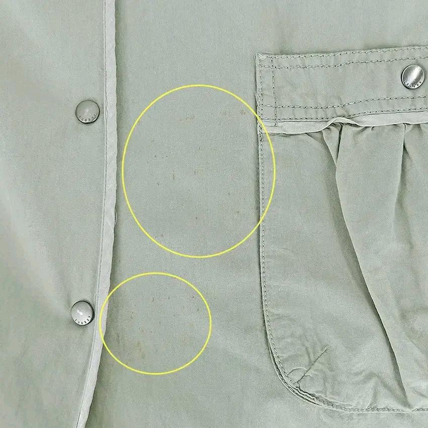 톰보이 여성 춘하 스냅버튼 반팔하프자켓 연그린55 (HU44576) 7