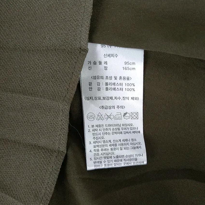 스테파넬 여성 춘하 플리츠 반팔원피스 카키95 (HU44587) 6