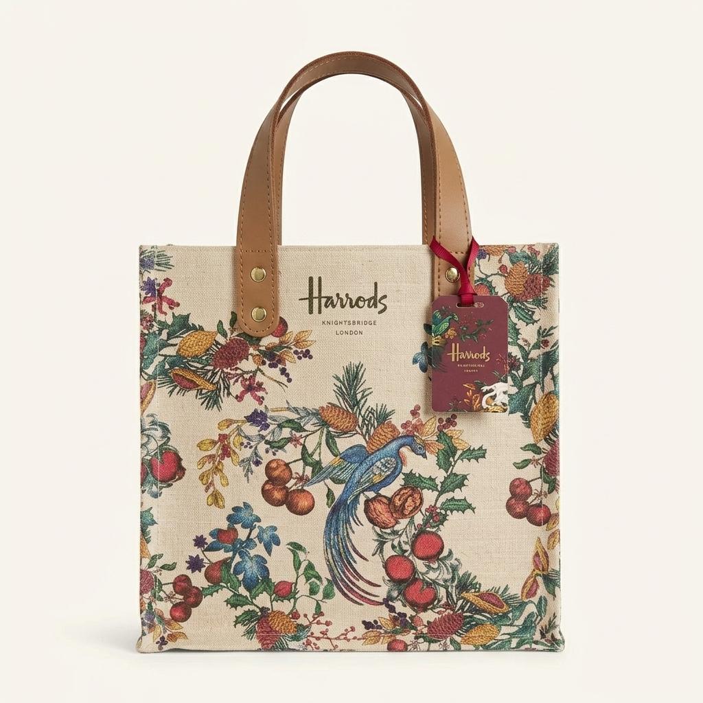 해롯 Harrods 플라워 쇼퍼백 S 1
