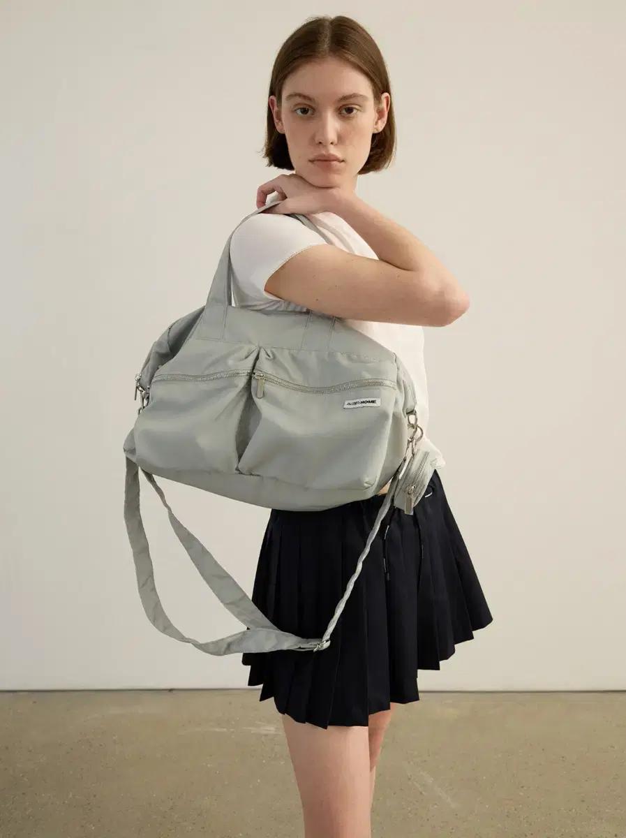 [수지 착용] 아밤홈 Nylon Tumbler Bag Grey 2