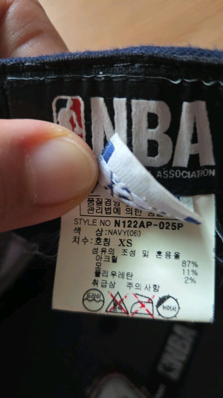 NBA 디트로이트 피스톤즈 레터링 볼캡 네이비 3