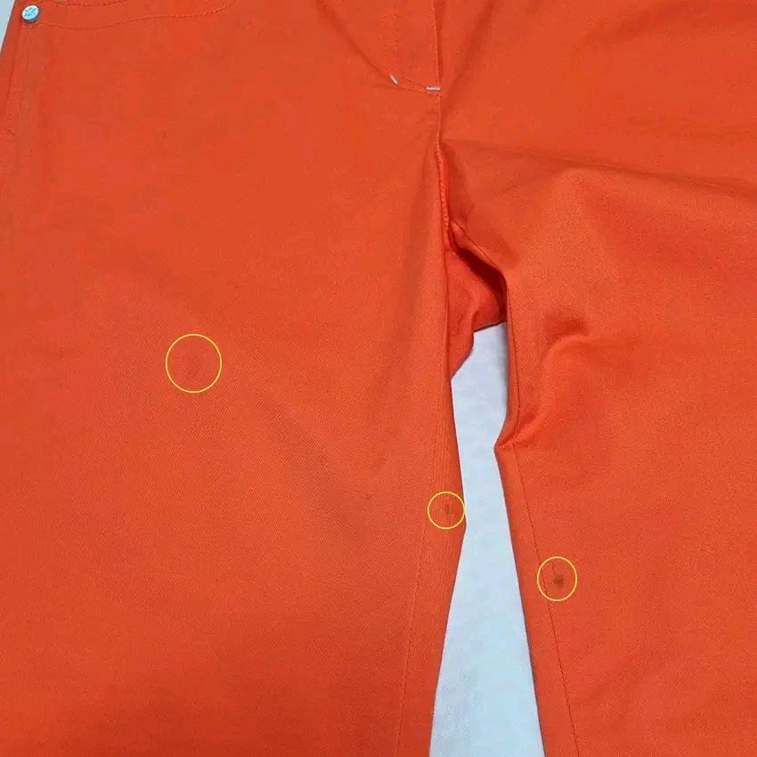 제이디엑스 여성 춘하 스판끼 9부팬츠 오렌지70 (HU44661) 6