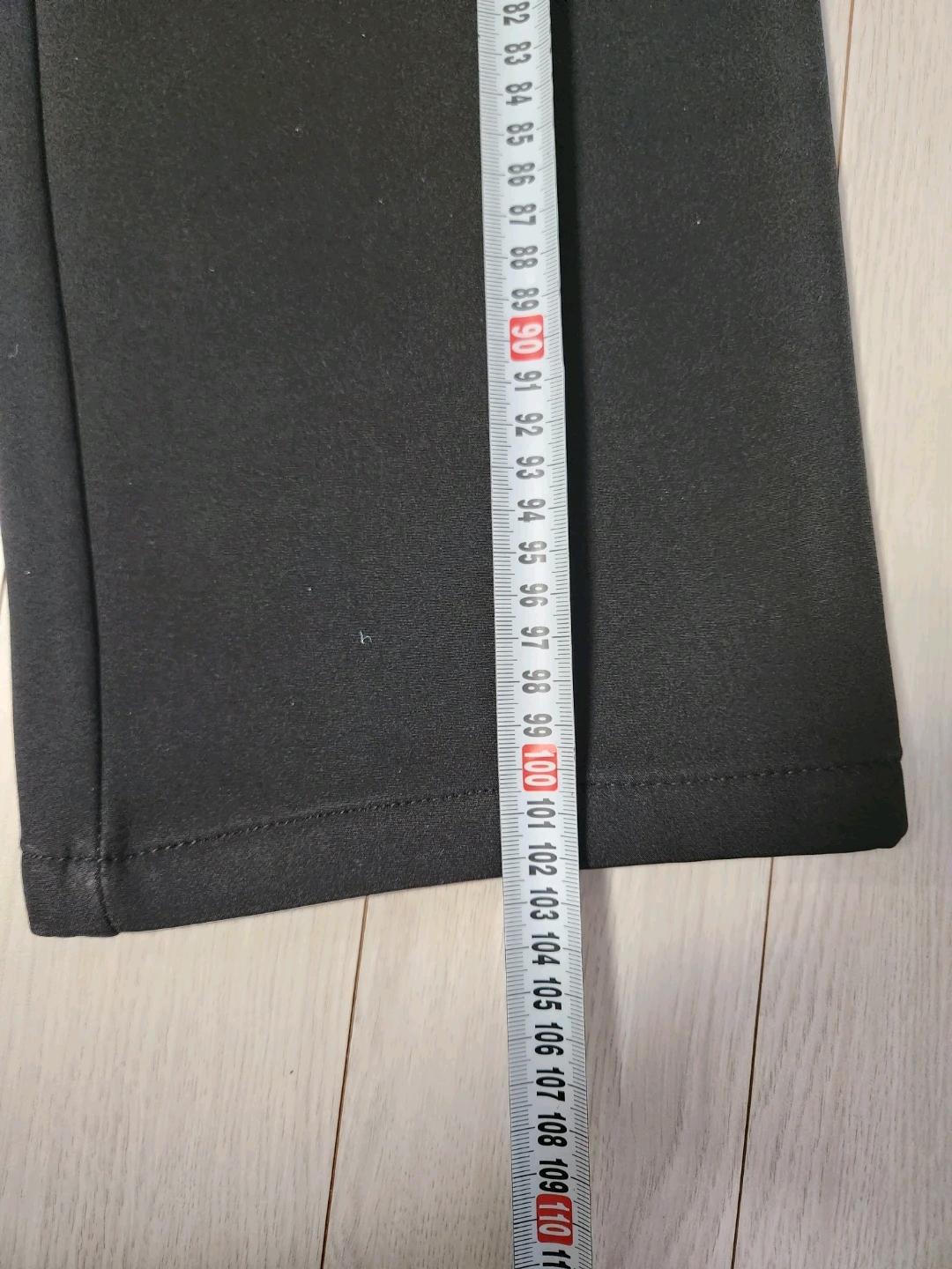 택 새상품)  지벤 가을,겨울 인조 퍼 본딩 팬츠 사이즈34 4
