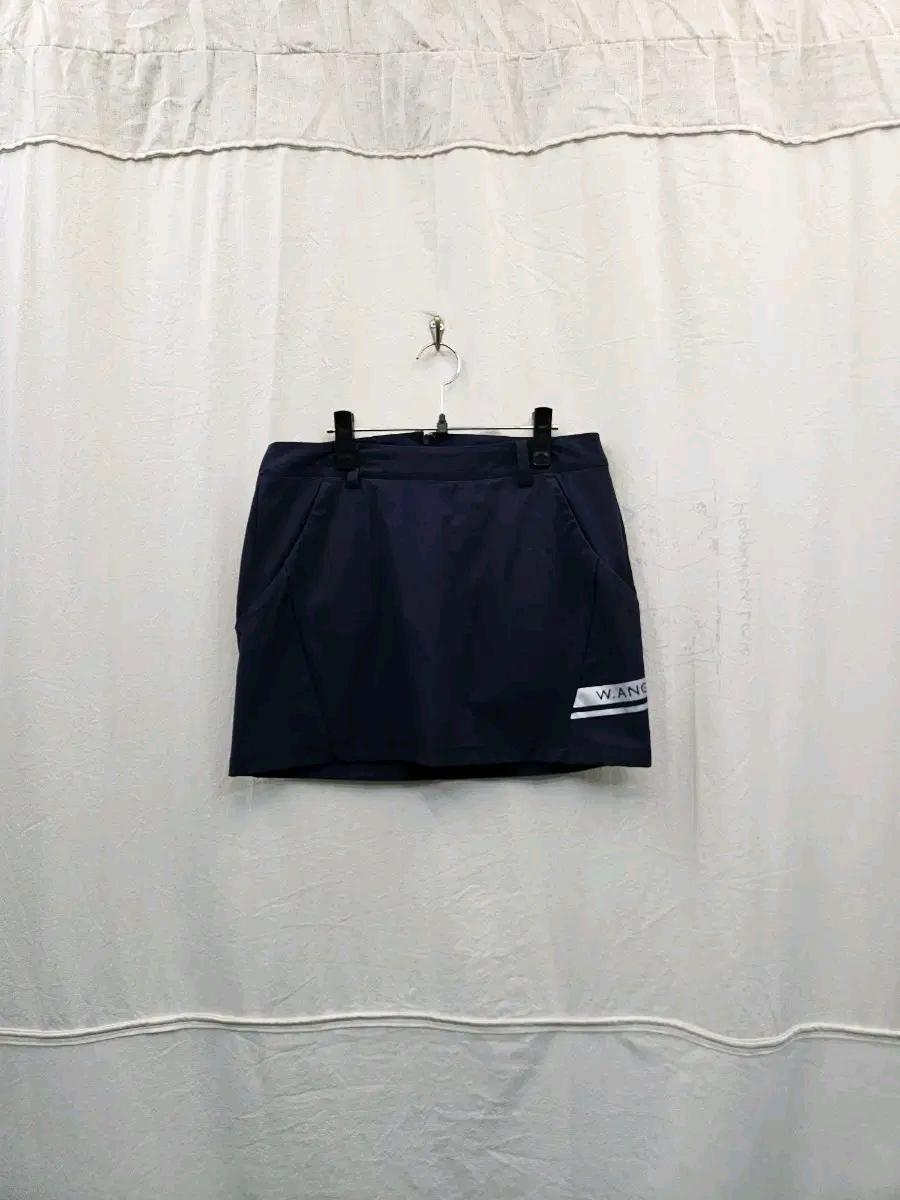 와이드 앵글 네이비 여성 골프 치마 2