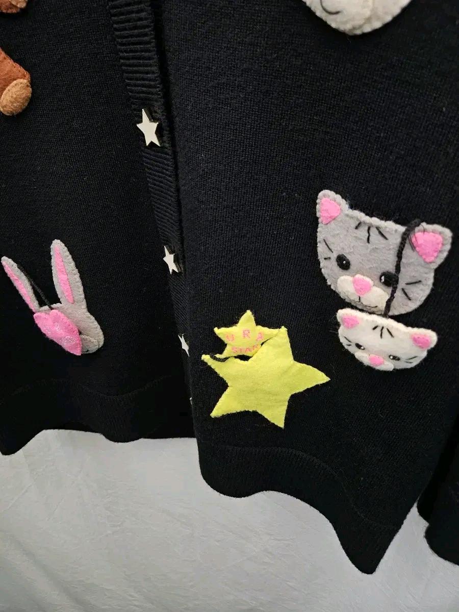 Alice + Olivia 블랙 자수 포인트 가디건 4