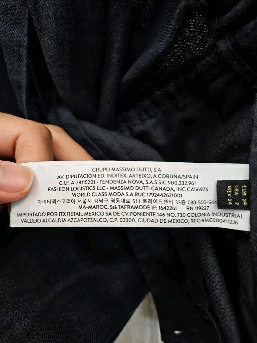 마시모두띠 블랙 와이드 치노팬츠 6