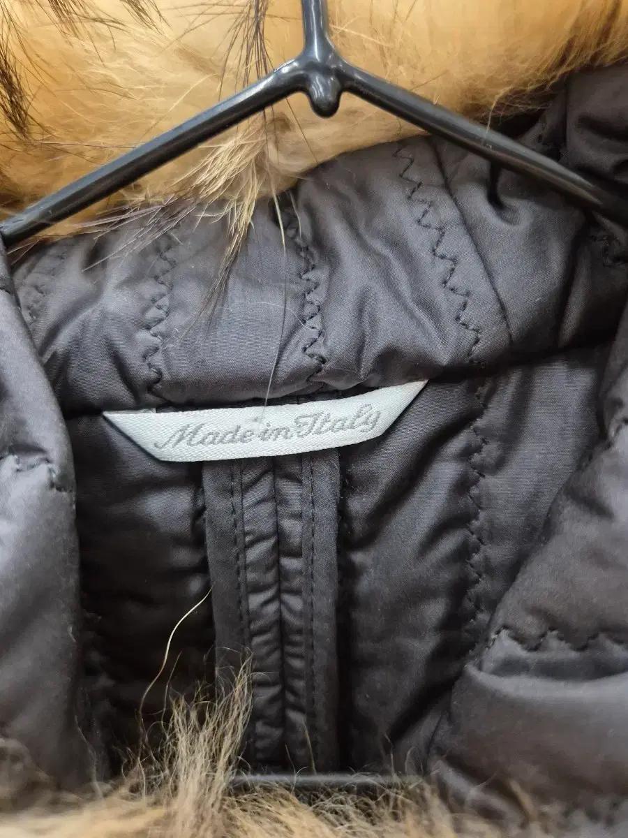 Max Mara 퀼팅 퍼 후드 조끼 블랙 6