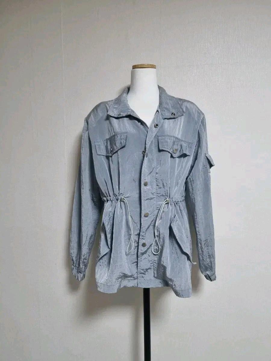 J130 스카이 톤 숏 야상 점퍼 2