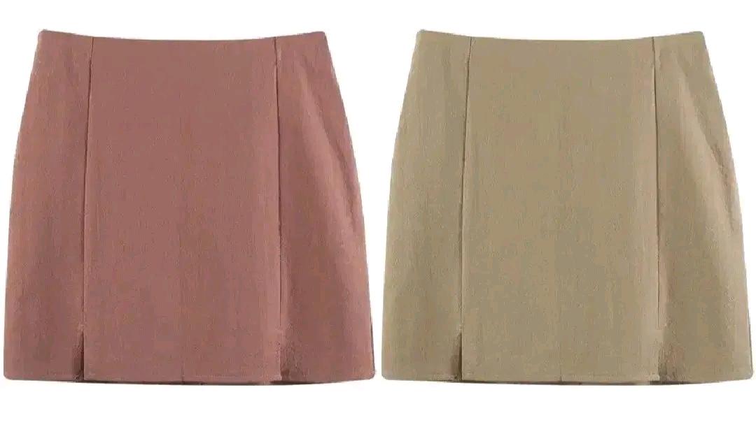 S130 뒷밴딩린넨스커트 3