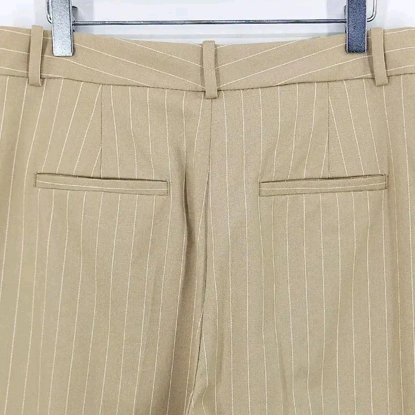 자라 여성 춘추 홑겹 일자 와이드슬랙스 베이지28 (HU44664) 4