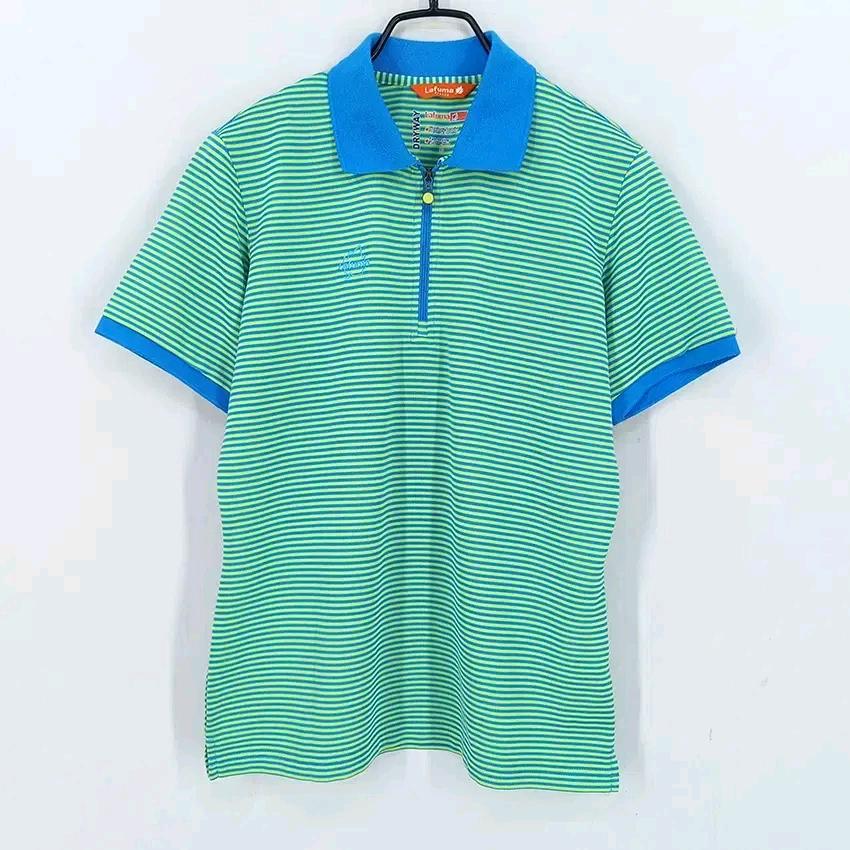 라푸마 여성 여름 신축성 슬림핏 카라반팔티 블루90 (HU44682) 2