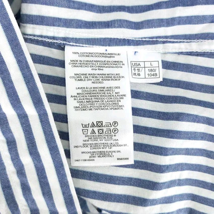 브룩스브라더스 남성 춘하 긴팔셔츠 블루L (HU44698) 6