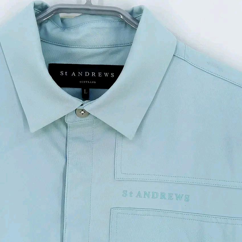 세인트앤드류스 남 춘하 슬림핏 기능성긴팔 민트100 (HU44702) 5
