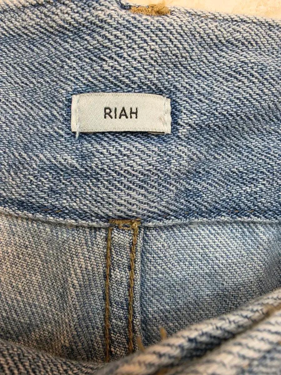RIAH 투버튼 플레어 데님팬츠 L 7