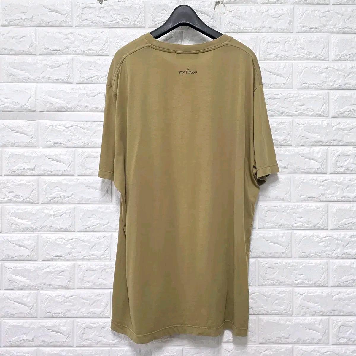 2XL 스톤아일랜드 브라운 반팔 티 D753 5