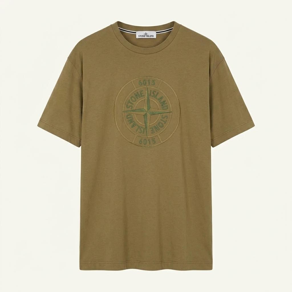 2XL 스톤아일랜드 브라운 반팔 티 D753 1