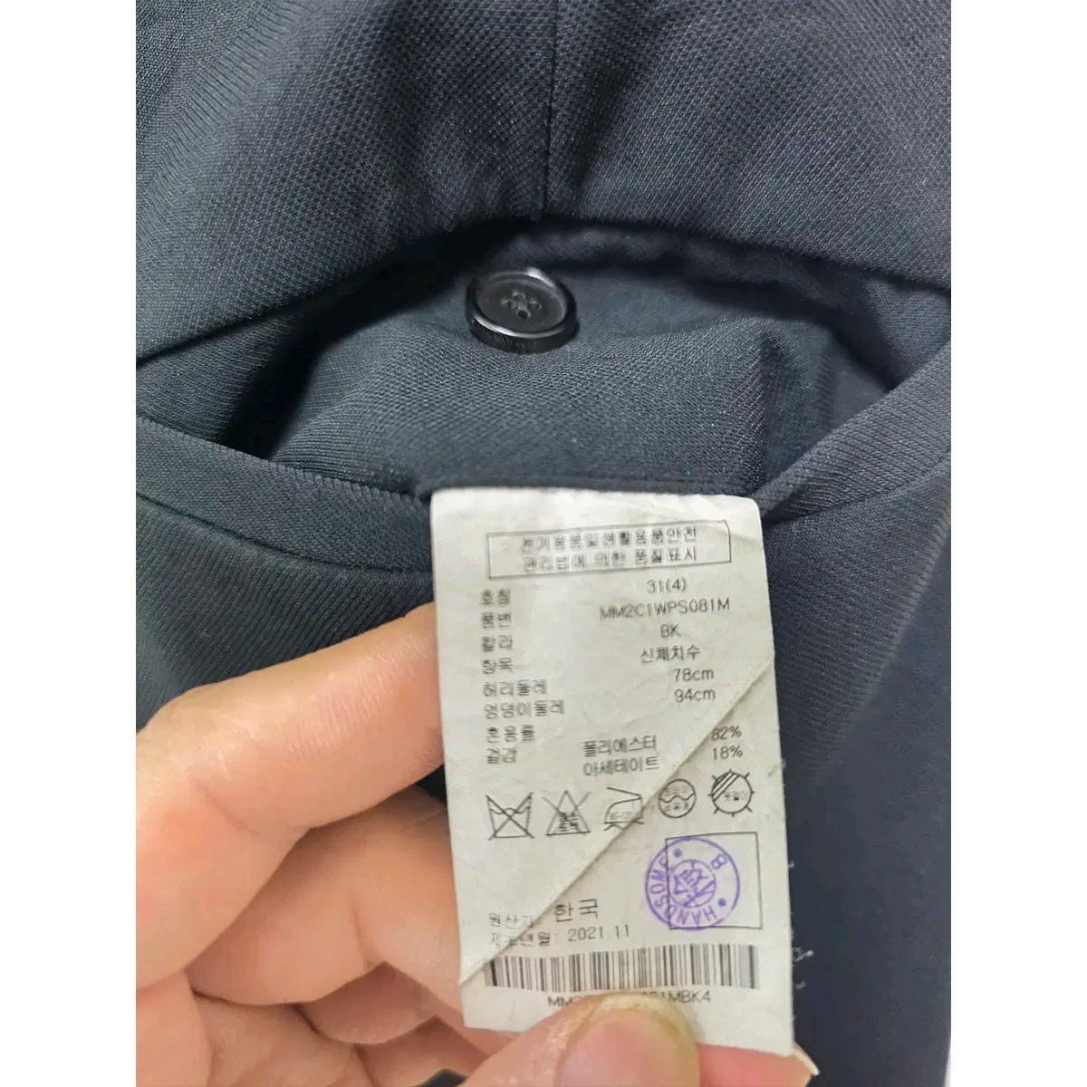 31인치 21s 한섬 클럽모나코 블랙 슬렉스 D762 4