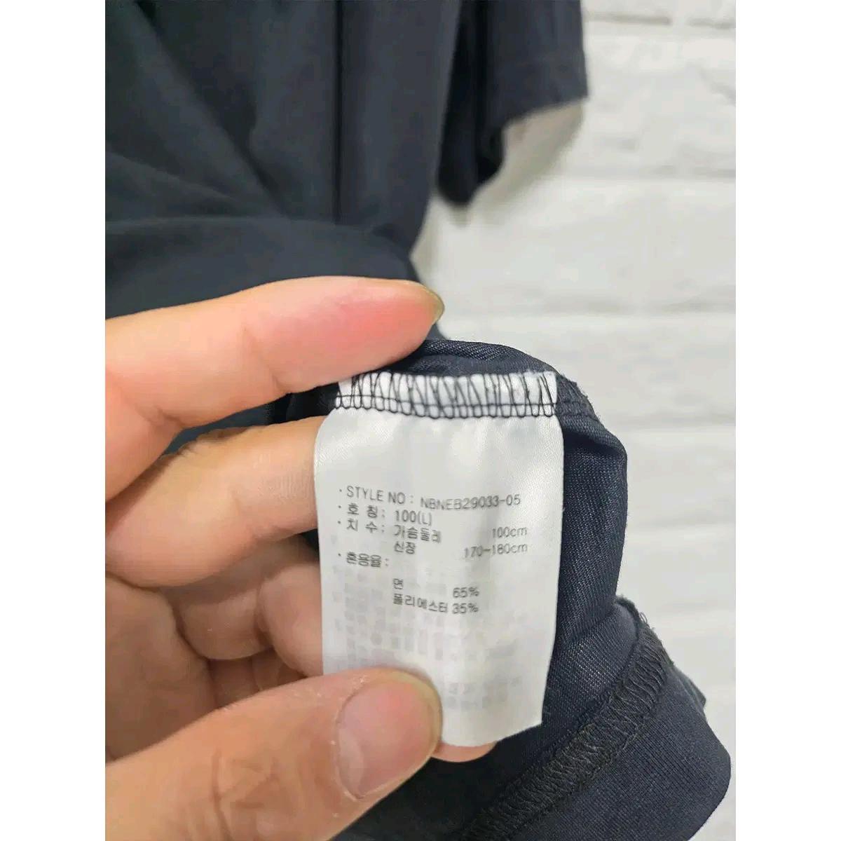L 뉴발란스 블랙 반팔 티 D764 4