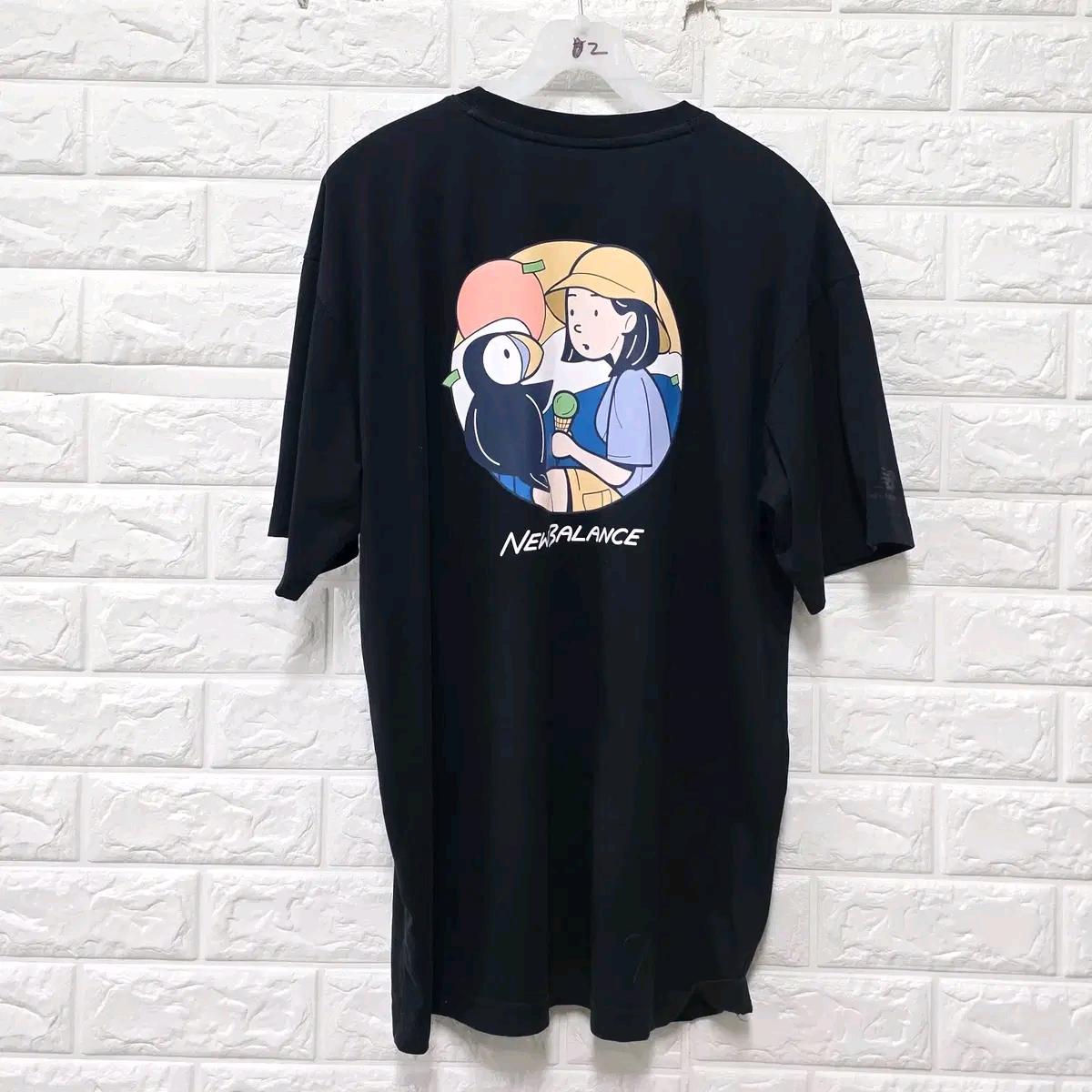 L 뉴발란스 블랙 반팔 티 D764 5