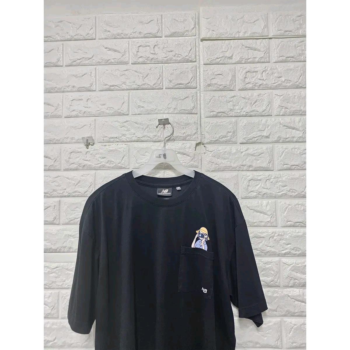 L 뉴발란스 블랙 반팔 티 D764 6