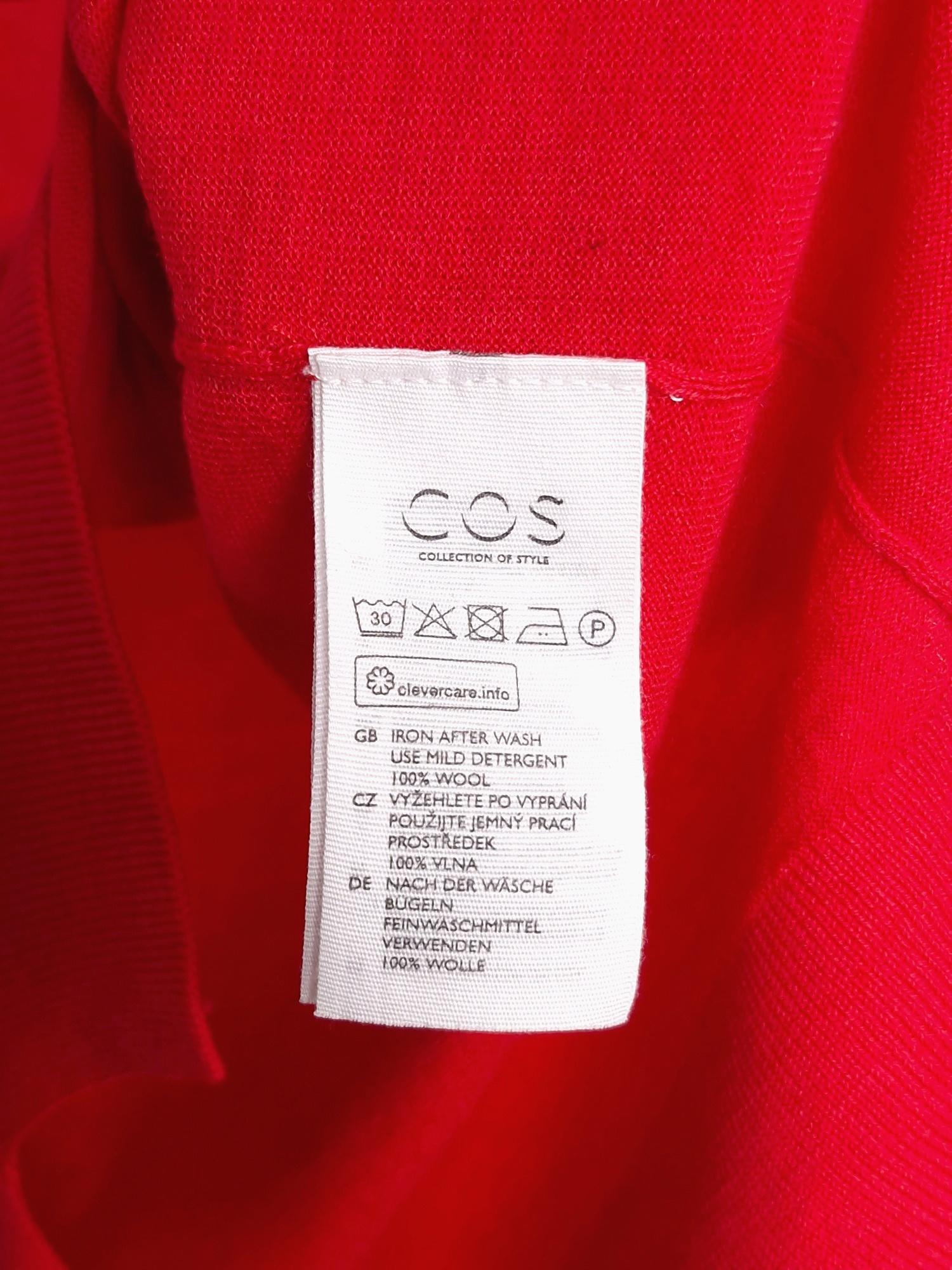 COS 코스 레드 가디건 S [A454] 5