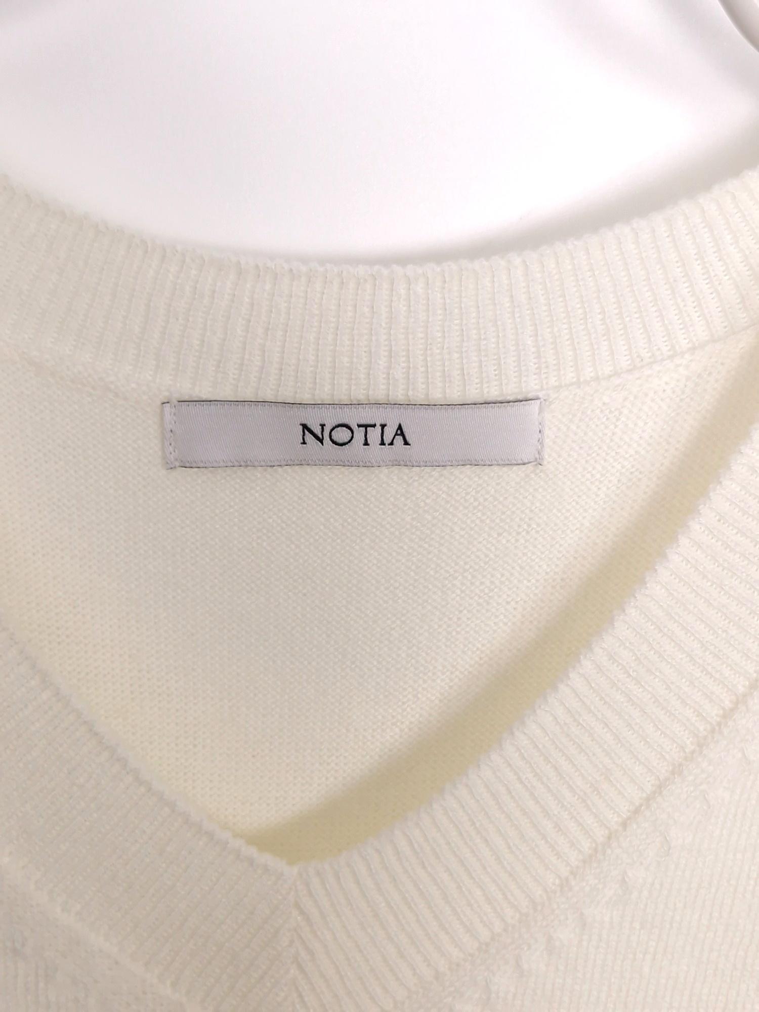 NOTIA 노티아 아이보리 니트 베스트 [A459] 4
