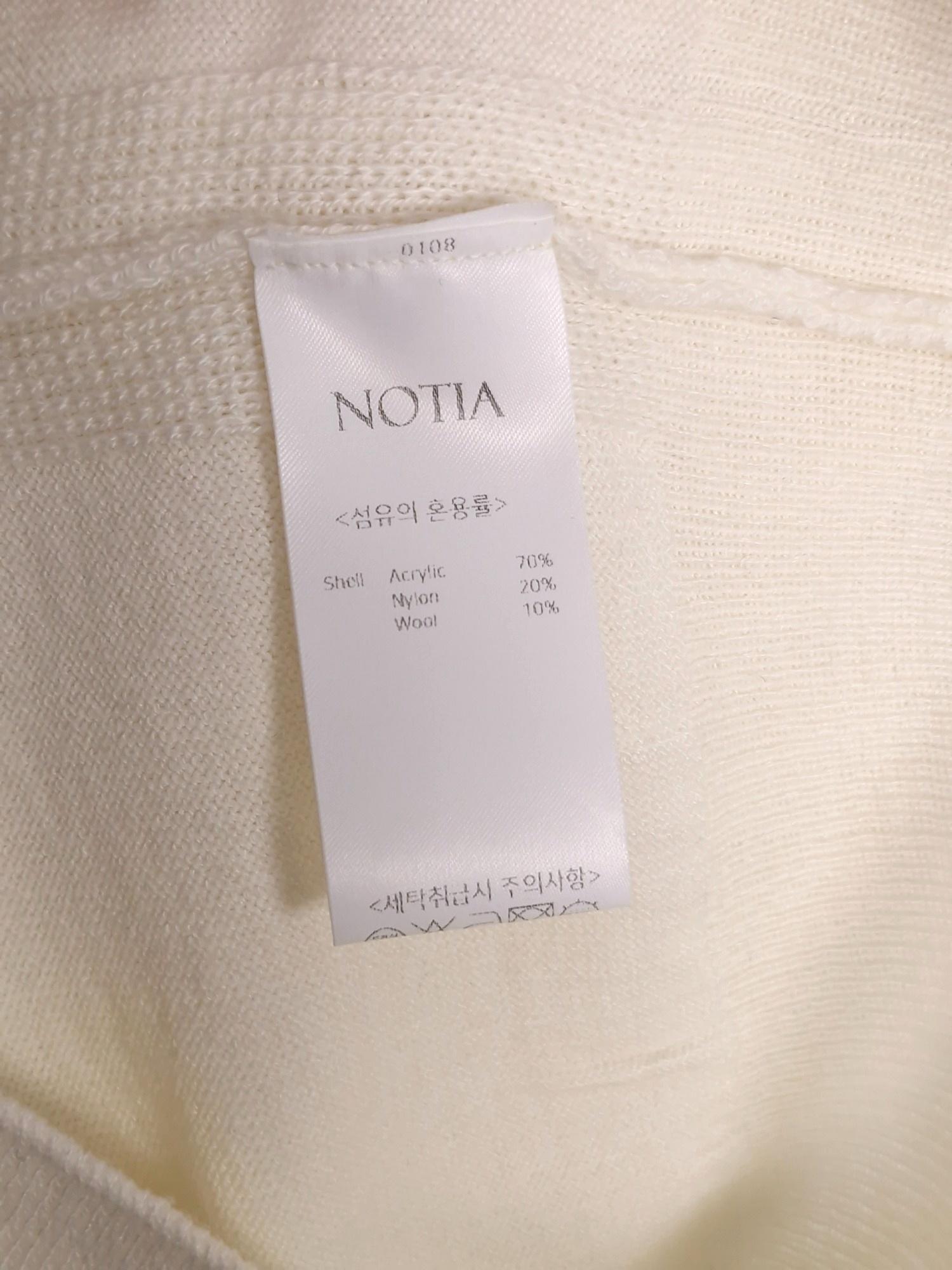 NOTIA 노티아 아이보리 니트 베스트 [A459] 5