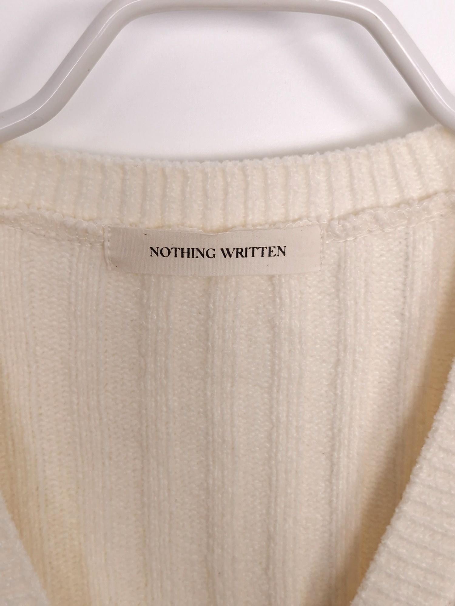 NOTHING WRITTEN 낫띵리튼 니트 버튼 베스트 F [A464] 4