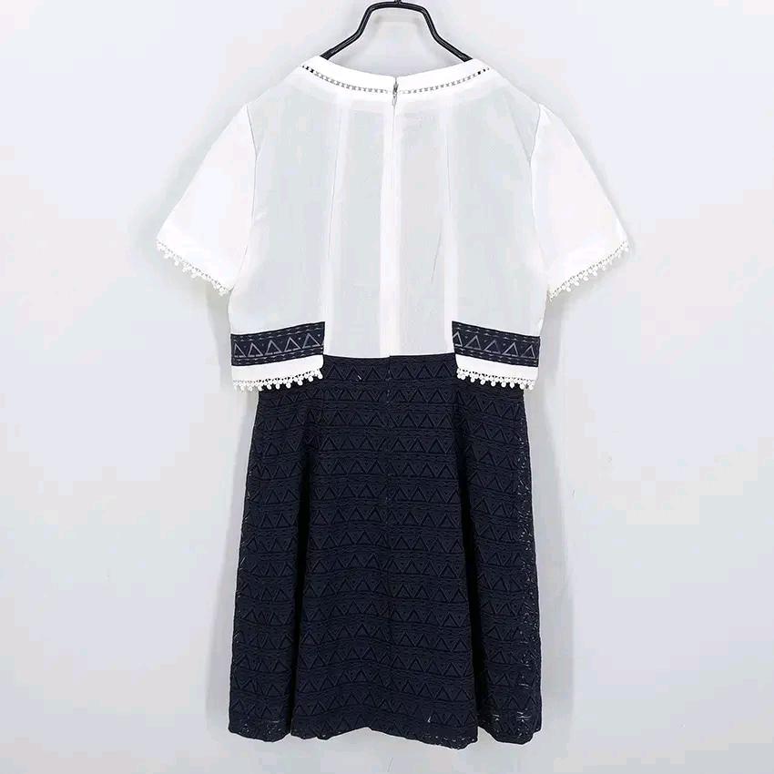 온앤온 여성 여름 반팔 미니원피스 네이비 (HU44731) 3