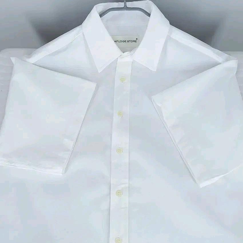 라퍼지스토어 남성 여름 오버핏 반팔셔츠 화이트S (HU44739) 4