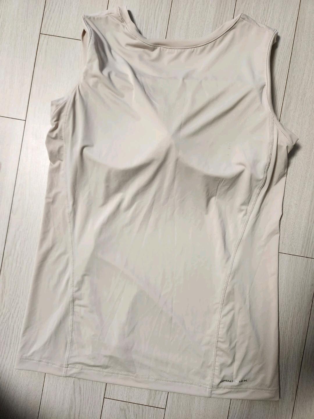 콜롬비아 라이트베이지 저지민소매브라탑 사이즈M 8