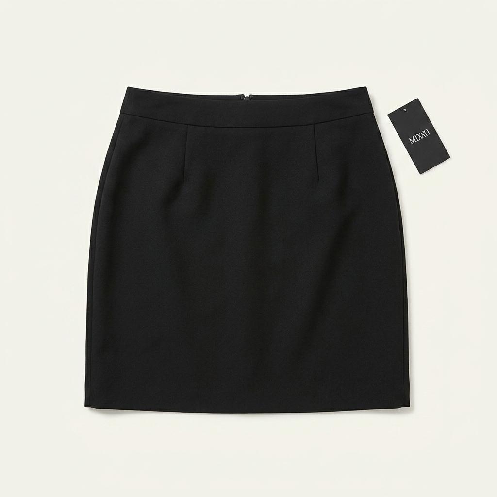 미쏘 블랙 베이직 미니스커트 1