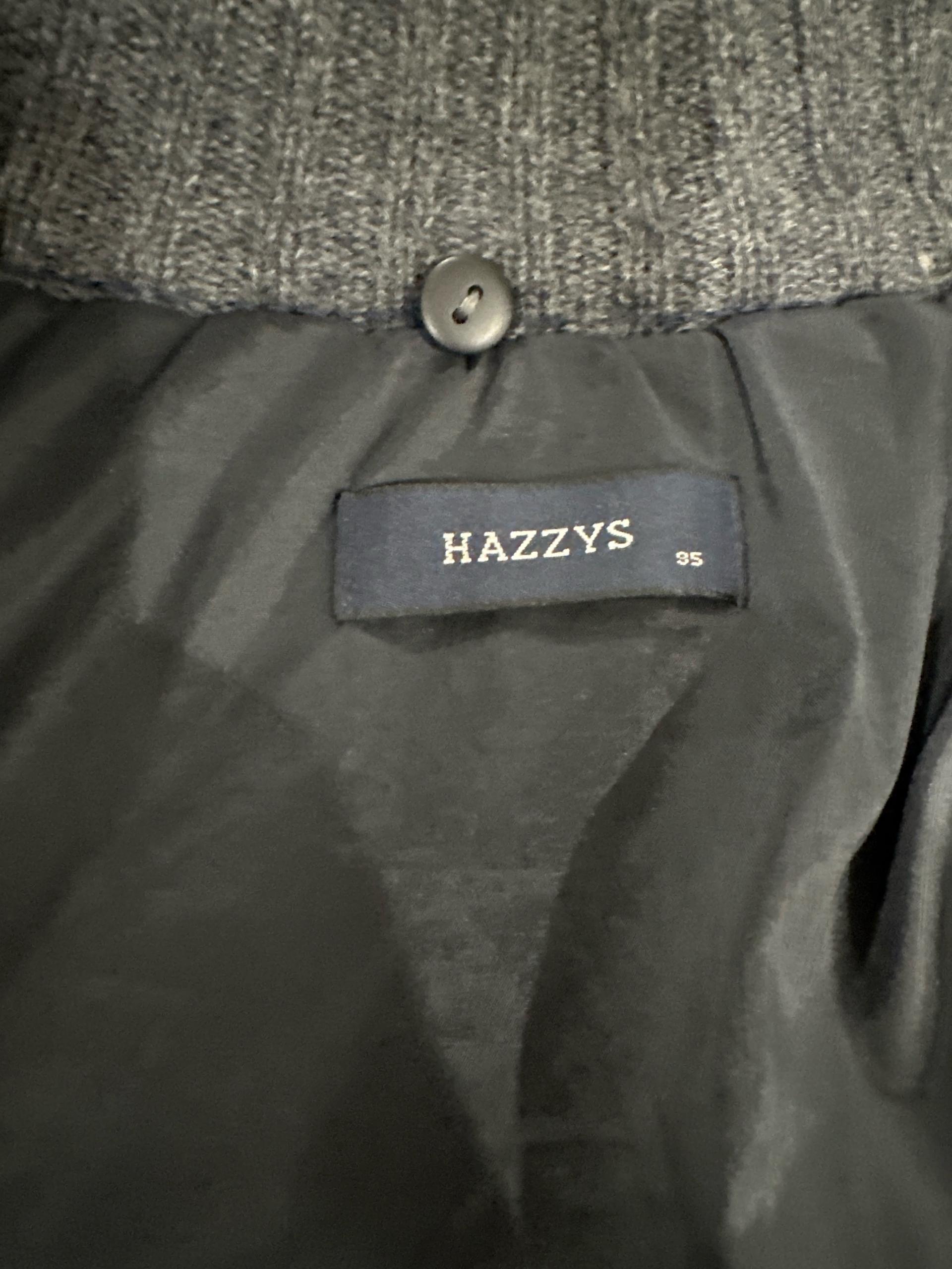 헤지스 멜란지 네이비 니트 집업 재킷 3